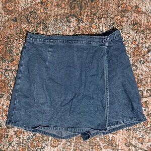 2 for 20$! 🌹 Vintage Y2K denim wrap-up skort 🦋